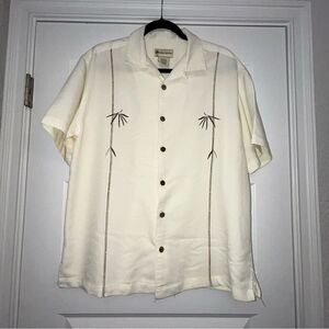 Havana Jacks Cafe Button Front Short Sleeve Shirt